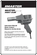 Preview for 1 page of Master 10008 Instruction Manual