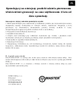 Preview for 25 page of Master A3 Manual