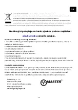 Preview for 24 page of Master AB Ring Pro User Manual