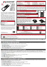 Предварительный просмотр 2 страницы Master Arco User Manual