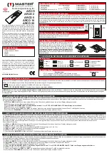 Preview for 3 page of Master Arco User Manual