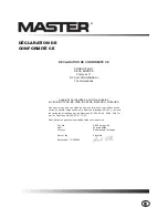 Предварительный просмотр 15 страницы Master B 220CEA Owner'S Manual