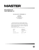 Предварительный просмотр 75 страницы Master B 220CEA Owner'S Manual