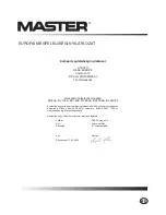 Предварительный просмотр 147 страницы Master B 220CEA Owner'S Manual