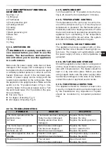 Preview for 5 page of Master B 3 EPB W 110 User And Maintenance Book