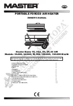 Предварительный просмотр 3 страницы Master B 65 CEL Owner'S Manual