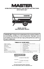 Предварительный просмотр 1 страницы Master BC350D Operating Manual