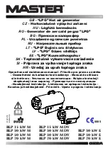 Предварительный просмотр 1 страницы Master BLP 15 kW M Operation And Maintenance Manual