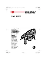 Master BMH 32-XE Operating Instructions Manual предпросмотр