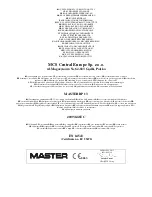 Preview for 59 page of Master BP 13 INOX Instruction Manual