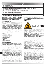 Preview for 61 page of Master DH 720 P User And Maintenance Book