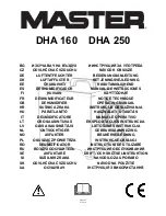 Master DHA 160 Operating Manual preview