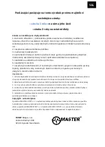 Preview for 28 page of Master F-05 User Manual