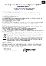 Preview for 41 page of Master F-25 Owner'S Manual