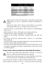 Предварительный просмотр 39 страницы Master FACT 20 User And Maintenance Book