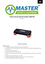 Preview for 8 page of Master Fitness Step Up User Manual