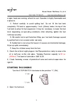 Preview for 8 page of Master FTR100 Operation Manual