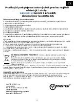 Preview for 16 page of Master G8 User Manual