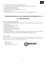 Предварительный просмотр 10 страницы Master Junior Manual