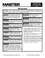 Preview for 3 page of Master MAC-18W-DDF-A User Manual