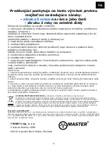 Preview for 37 page of Master MAS-F07 User Manual