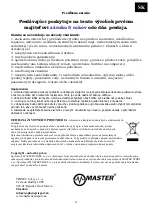 Предварительный просмотр 38 страницы Master MAS-HM6022 User Manual