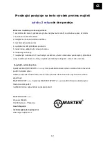 Preview for 12 page of Master MAS4A007 User Manual