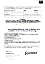 Предварительный просмотр 30 страницы Master MAS4A009 User Manual