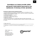 Предварительный просмотр 45 страницы Master MAS4A009 User Manual