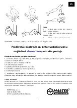 Preview for 8 page of Master MAS4A039 User Manual