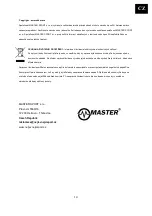 Предварительный просмотр 14 страницы Master MAS4A090 User Manual