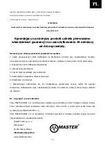 Preview for 12 page of Master MAS4A092 User Manual