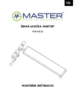 Предварительный просмотр 5 страницы Master MAS4A220 Assembly Instructions Manual