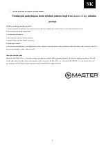 Предварительный просмотр 6 страницы Master MAScinAd20 Quick Start Manual