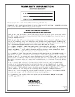 Preview for 24 page of Master MGH8500IE Owner'S Operation And Installation Manual