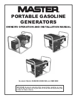 Master MGR2900, MGR4500I, MGR6000I Owner'S Operation And Installation Manual preview