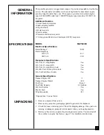 Preview for 7 page of Master MGY5000C Owner'S Operation And Installation Manual