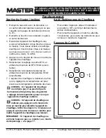 Предварительный просмотр 28 страницы Master MH-150T-DFV User'S Manual & Operating Instructions