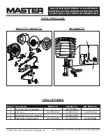 Preview for 49 page of Master MH-16-TTC User'S Manual & Operating Instructions