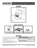 Preview for 5 page of Master MH-18-PCH-A User'S Manual And Operation Instructions