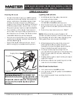 Preview for 8 page of Master MH-18-PCH-A User'S Manual And Operation Instructions