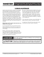 Preview for 10 page of Master MH-18-PCH-A User'S Manual And Operation Instructions