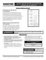 Preview for 23 page of Master MH-18-PCH-A User'S Manual And Operation Instructions