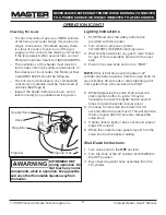 Предварительный просмотр 9 страницы Master MH-18-PNCH-A User'S Manual & Operating Instructions