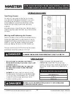 Предварительный просмотр 10 страницы Master MH-18-PNCH-A User'S Manual & Operating Instructions