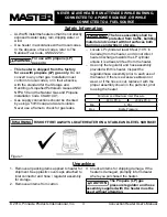 Предварительный просмотр 4 страницы Master MH-200V-LPC-A User'S Manual & Operating Instructions