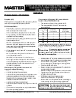 Preview for 7 page of Master MH-200V-LPC-A User'S Manual & Operating Instructions