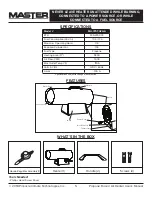 Предварительный просмотр 5 страницы Master MH-375T-GFA-A User'S Manual & Operating Instructions