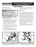 Предварительный просмотр 7 страницы Master MH-375T-GFA-A User'S Manual & Operating Instructions