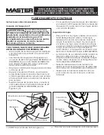 Предварительный просмотр 35 страницы Master MH-375T-GFA-A User'S Manual & Operating Instructions